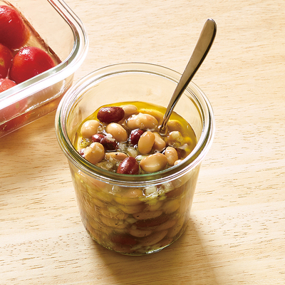 ごろごろ豆の万能黒酢たれ