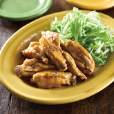 鶏スペアリブのめんつゆバターソテー