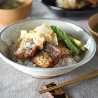 さわら竜田のみそとろろ丼