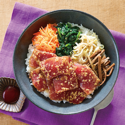 韓国風まぐろ丼