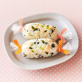 こまつな＆さけスティックおにぎり
