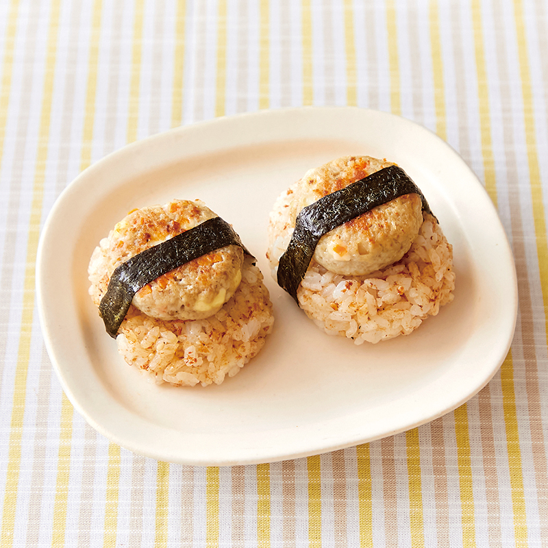 かつお＆おさかなバーグおにぎり