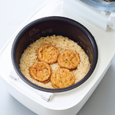 丸ごとがんもの炊き込みごはん