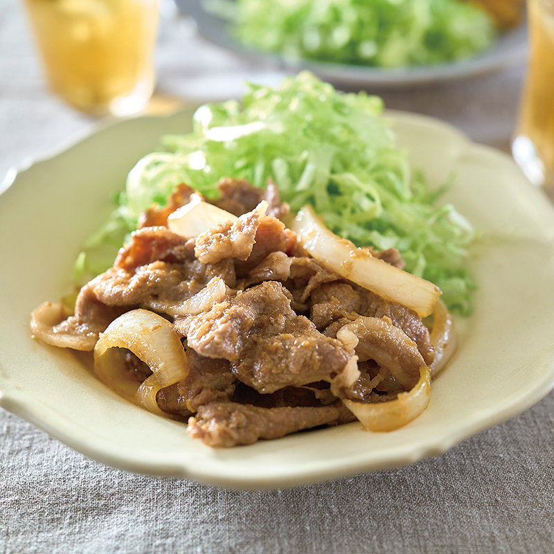 豚肉と玉ねぎのしょうが焼き