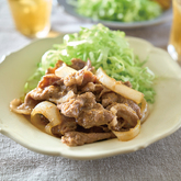 豚肉と玉ねぎのしょうが焼き