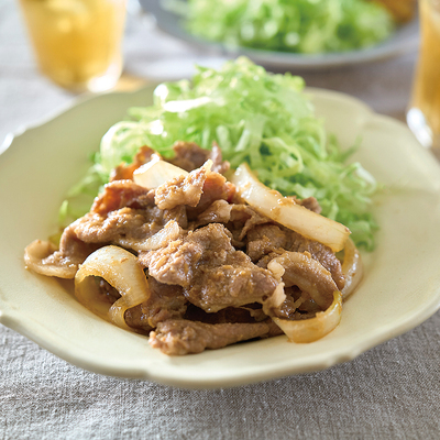 豚肉と玉ねぎのしょうが焼き