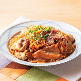 豚肉としらたきのチャプチェ風