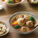 いわしつみれの和風カレースープ