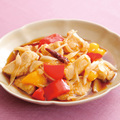 鶏ムネ肉とカラーピーマンの南蛮漬け