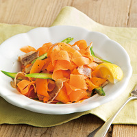 新人参とアスパラのふんわりソテー