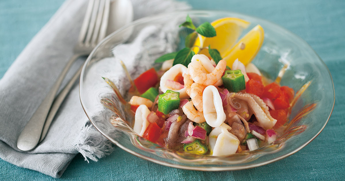 シーフードのセビーチェ｜だいどこログ[生協パルシステムのレシピサイト]