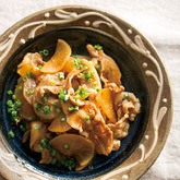 豚バラ大根の甘辛ソテー