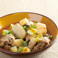 里芋とねぎと豚肉のうま煮
