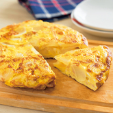 玉ねぎとツナのスパニッシュオムレツ