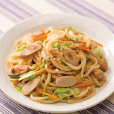 かつお節たっぷり焼きうどん
