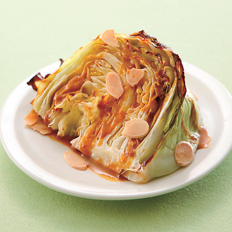 焼きキャベツカレーソースがけ だいどこログ 生協パルシステムのレシピサイト