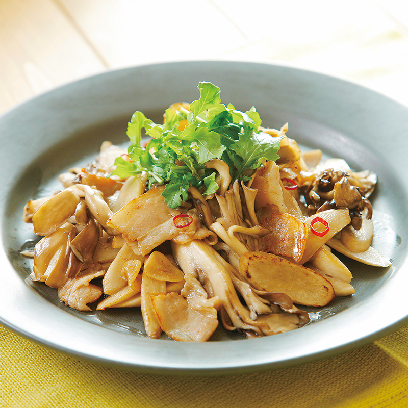 まいたけとごぼう ベーコンの香り炒め だいどこログ 生協パルシステムのレシピサイト