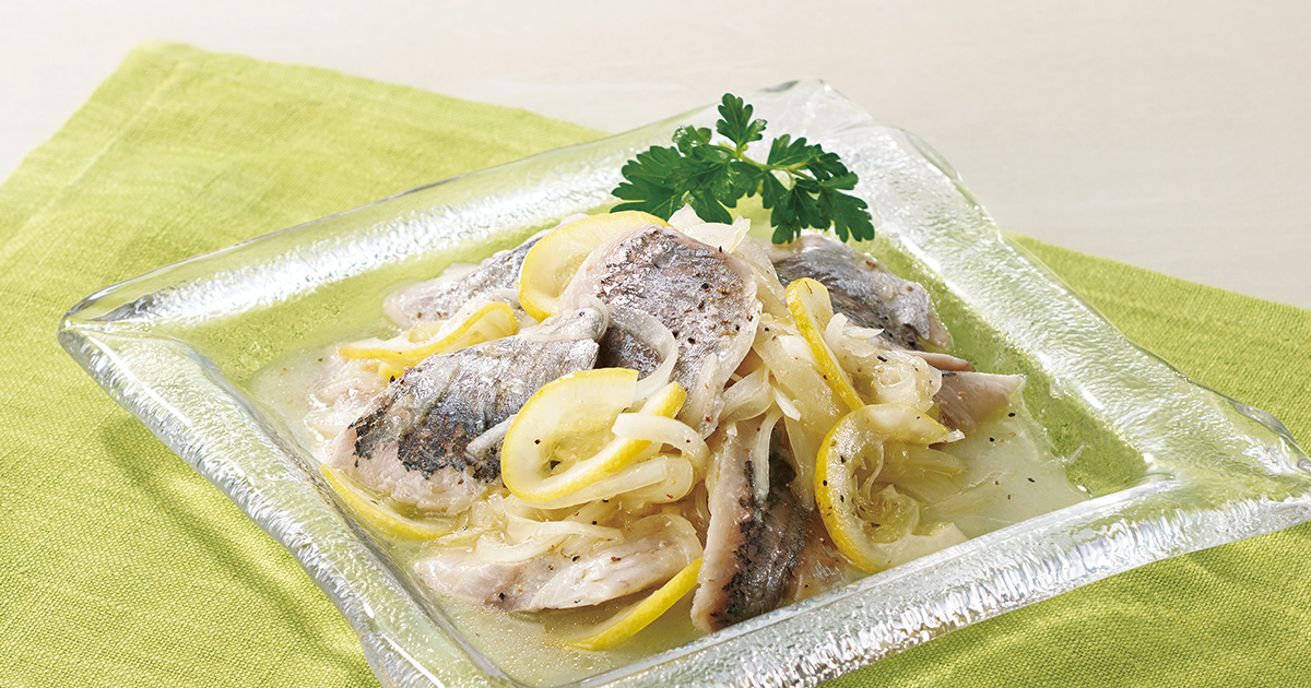 あじのレモンマリネ だいどこログ 生協パルシステムのレシピサイト あじのレモンマリネ だいどこログ 生協パルシステムのレシピサイト