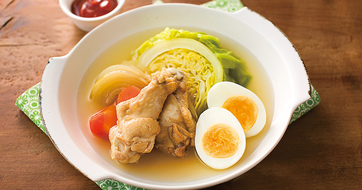 手羽元と春野菜のコンソメ煮 だいどこログ 生協パルシステムのレシピサイト 手羽元と春野菜のコンソメ煮 だいどこログ 生協パルシステムのレシピサイト