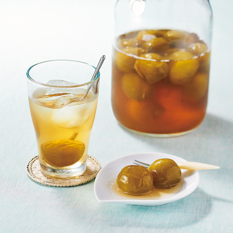 梅の炭酸シロップ煮