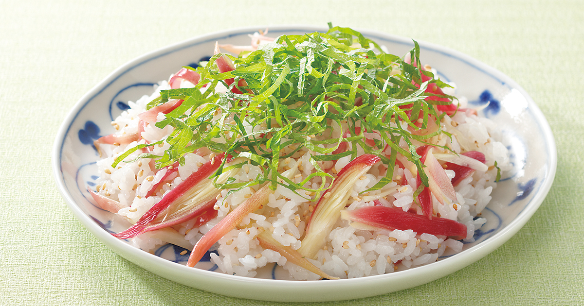 みょうがと大葉の混ぜずし だいどこログ 生協パルシステムのレシピサイト