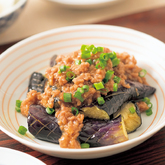 なすの肉みそあん
