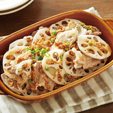 豚バラ肉とれんこんの電子レンジ蒸し