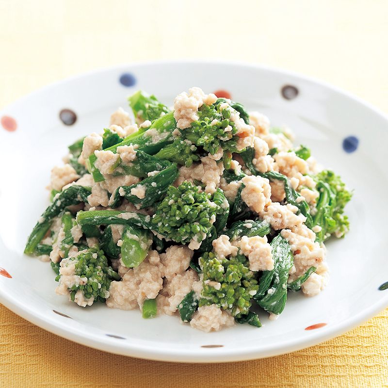 菜の花の白あえ だいどこログ 生協パルシステムのレシピサイト