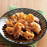 れんこんと鶏肉のこっくり煮