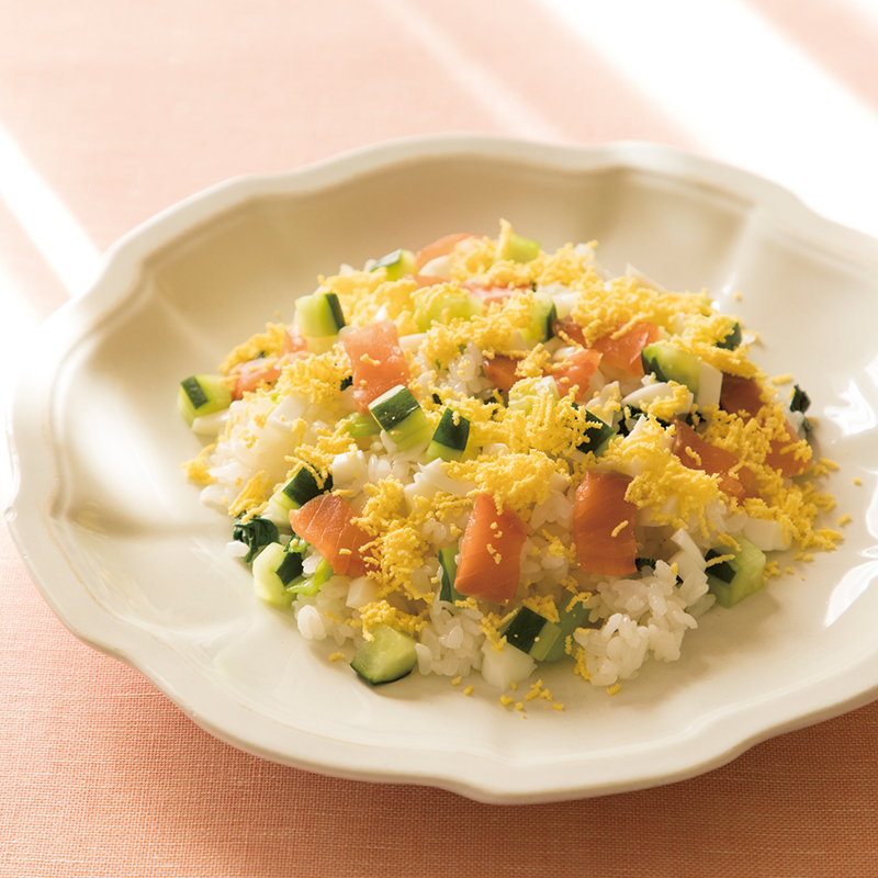 サーモンと野菜の混ぜずし だいどこログ 生協パルシステムのレシピサイト