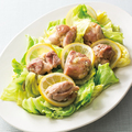 春キャベツと鶏肉のレモン温サラダ