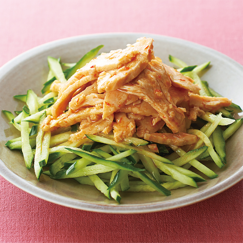 むし鶏ときゅうりの辛味あえ だいどこログ 生協パルシステムのレシピサイト