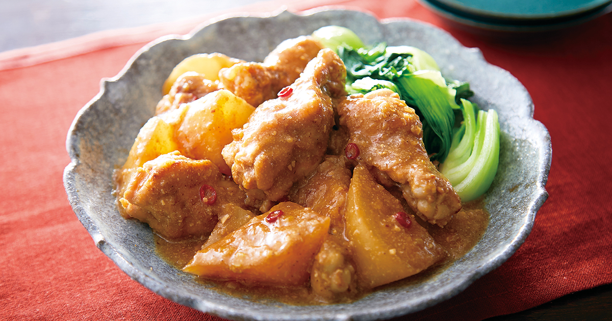 手羽元と大根の担々煮｜だいどこログ[生協パルシステムのレシピサイト]