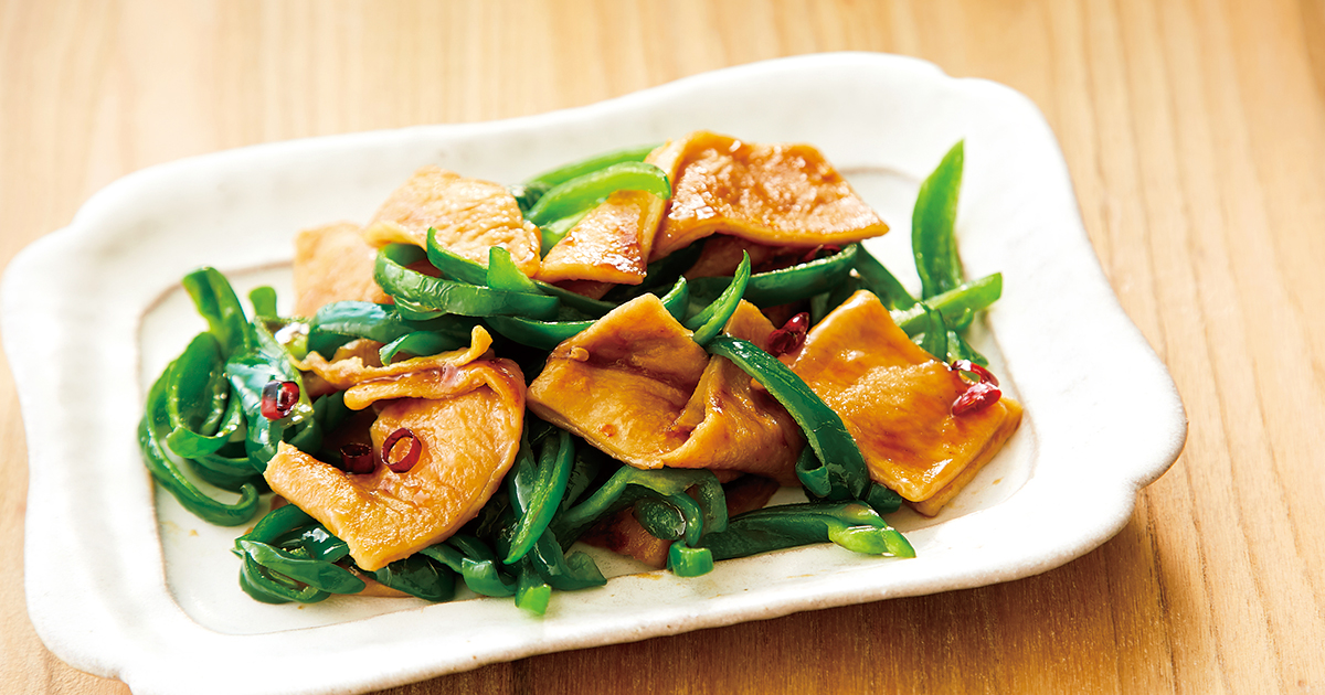 板麩のチンジャオロース風 だいどこログ 生協パルシステムのレシピサイト