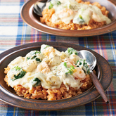 シーフードのお手軽クリームライス