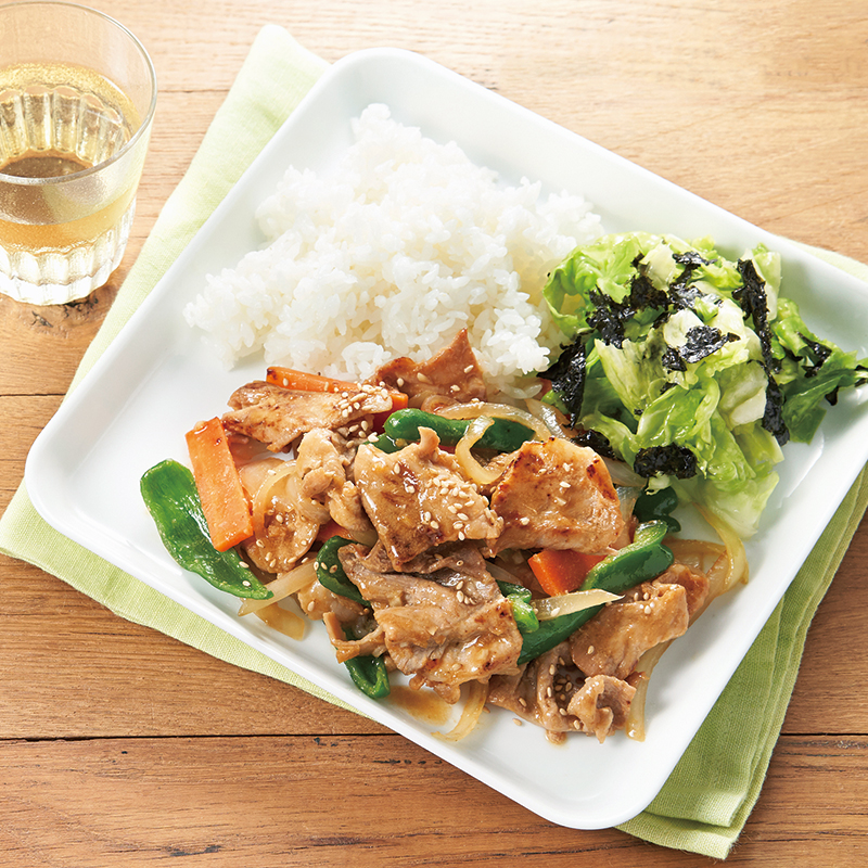 味付け肉で韓国風プレート だいどこログ 生協パルシステムのレシピサイト