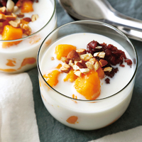 マンゴーミルク汁粉