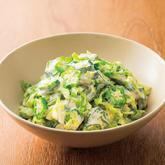 オクラとキャベツのコールスロー