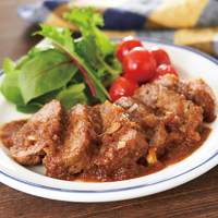 ひき肉のステーキ おろし玉ねぎソース