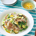 豚しゃぶのレンジ蒸し レモンうま塩だれ