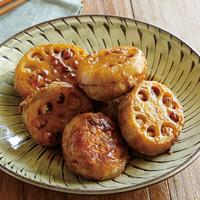 れんこんつくねの照り焼き
