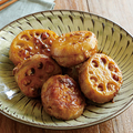 れんこんつくねの照り焼き
