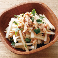 大根とツナのぽん酢あえ