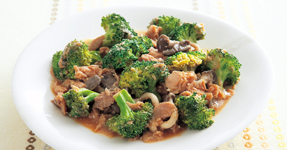 ブロッコリーのツナみそ炒め だいどこログ 生協パルシステムのレシピサイト