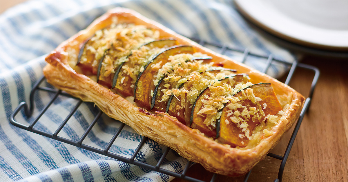 ポテトとかぼちゃとハムのオープンパイ だいどこログ 生協パルシステムのレシピサイト