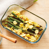 打ち豆と焼きいんげんのカレーマリネ