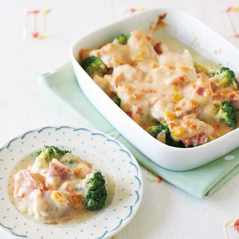 赤魚とブロッコリーのクリーム焼き だいどこログ 生協パルシステムのレシピサイト 赤魚とブロッコリーのクリーム焼き だいどこログ 生協パルシステムのレシピサイト