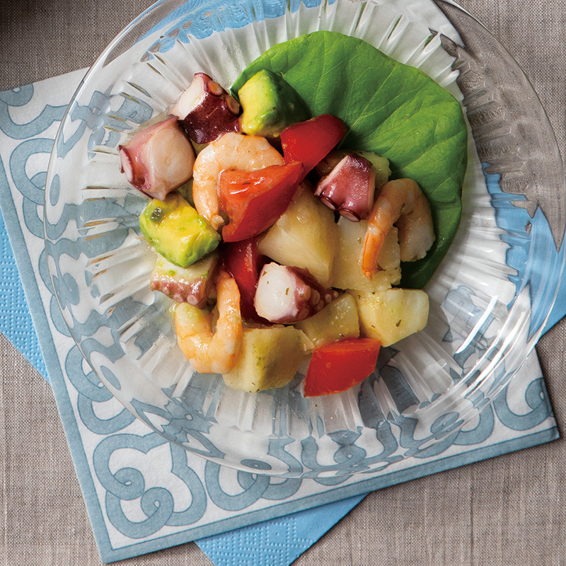 シーフードとアボカドのサラダ だいどこログ 生協パルシステムのレシピサイト