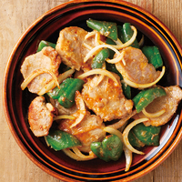 豚肉とピーマンのこうじみそ炒め