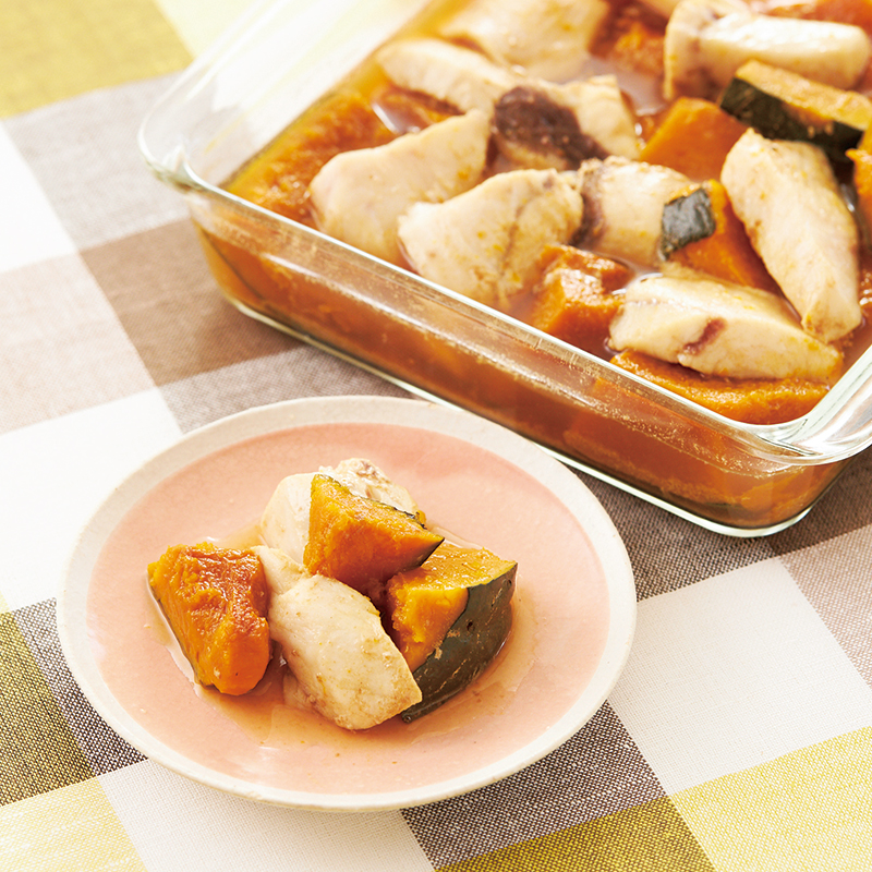 めかじきとかぼちゃのレンジだし煮 だいどこログ 生協パルシステムのレシピサイト めかじきとかぼちゃのレンジだし煮 だいどこログ 生協パルシステムのレシピサイト